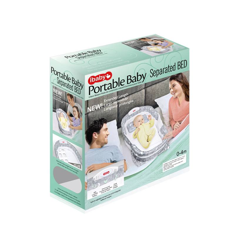 婴幼儿床中床便携式可折叠分隔床仿生床多功能音乐夜灯防压幼儿床