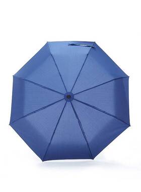 Diplomat外交官手开三折伞深蓝色/酒红色