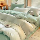 加厚磨棉被套单件加厚磨毛150毛x2002x230非纯全棉被罩床单三四件