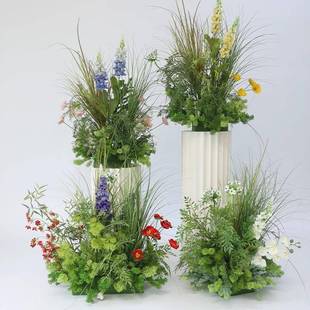 造景艺森系场景路引仿真花花礼绿植道具装饰婚置TT781683假花布婚