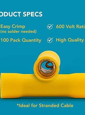 重建技能(黄色12-0G A500PK) 绝缘压接式对接1连CFT接器压接线规A
