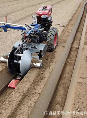 小型梗马机草莓芋开沟起垄机铃HAW薯地瓜头筑梗机胡萝筑卜打沟培