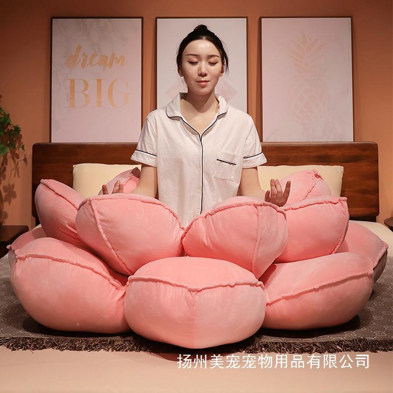 意仿莲花真大weilai/C号地垫榻榻米飘厅窗装饰懒人创沙发客儿童看
