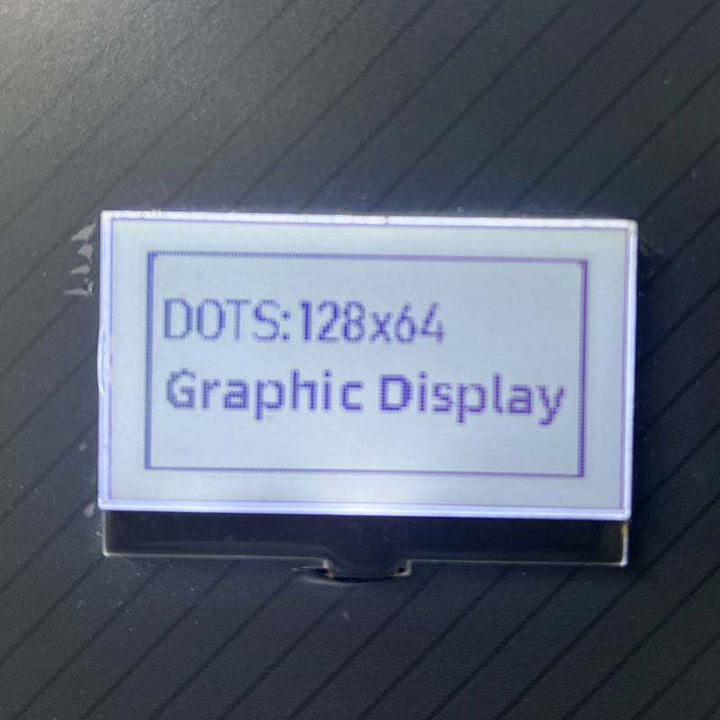 12864点阵屏LCD液晶显示屏电子数码黑白显示器仪表显示液晶显示模