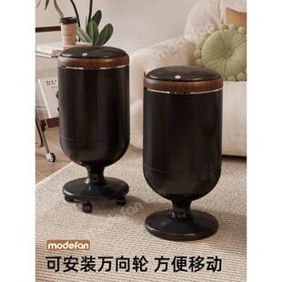 垃圾桶客厅卫生间家用厨房带盖可移动式大号带轮子高颜值收纳纸篓