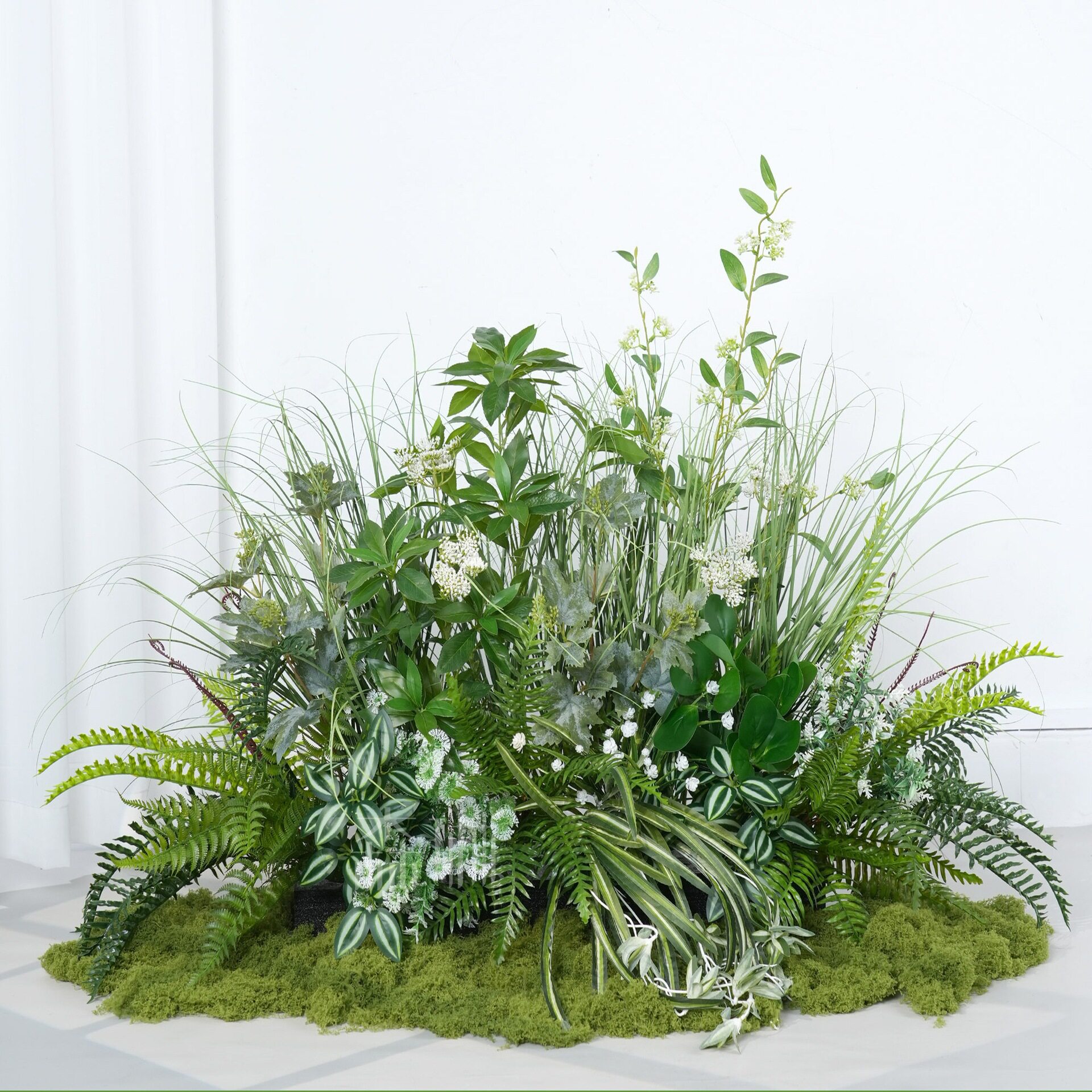 绿植造景花假花户外花箱隔断仿生植物摆设花橱窗景观角落装饰
