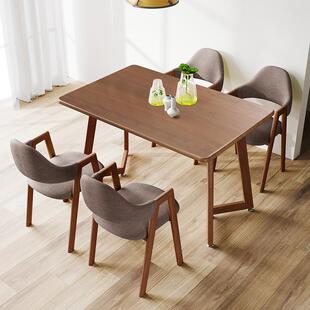 餐桌家用小户长方形桌子简租易小出屋二人饭桌餐饮商用一桌QCT四