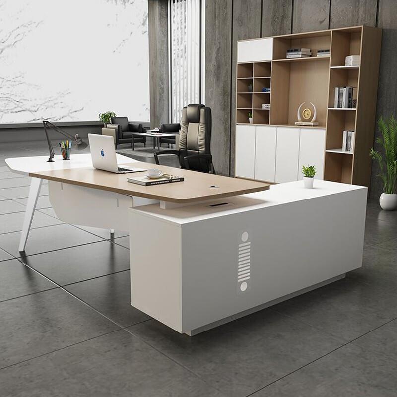 老经板办公桌简约现代大班时台尚理主管办公桌椅组合无品牌/老桌