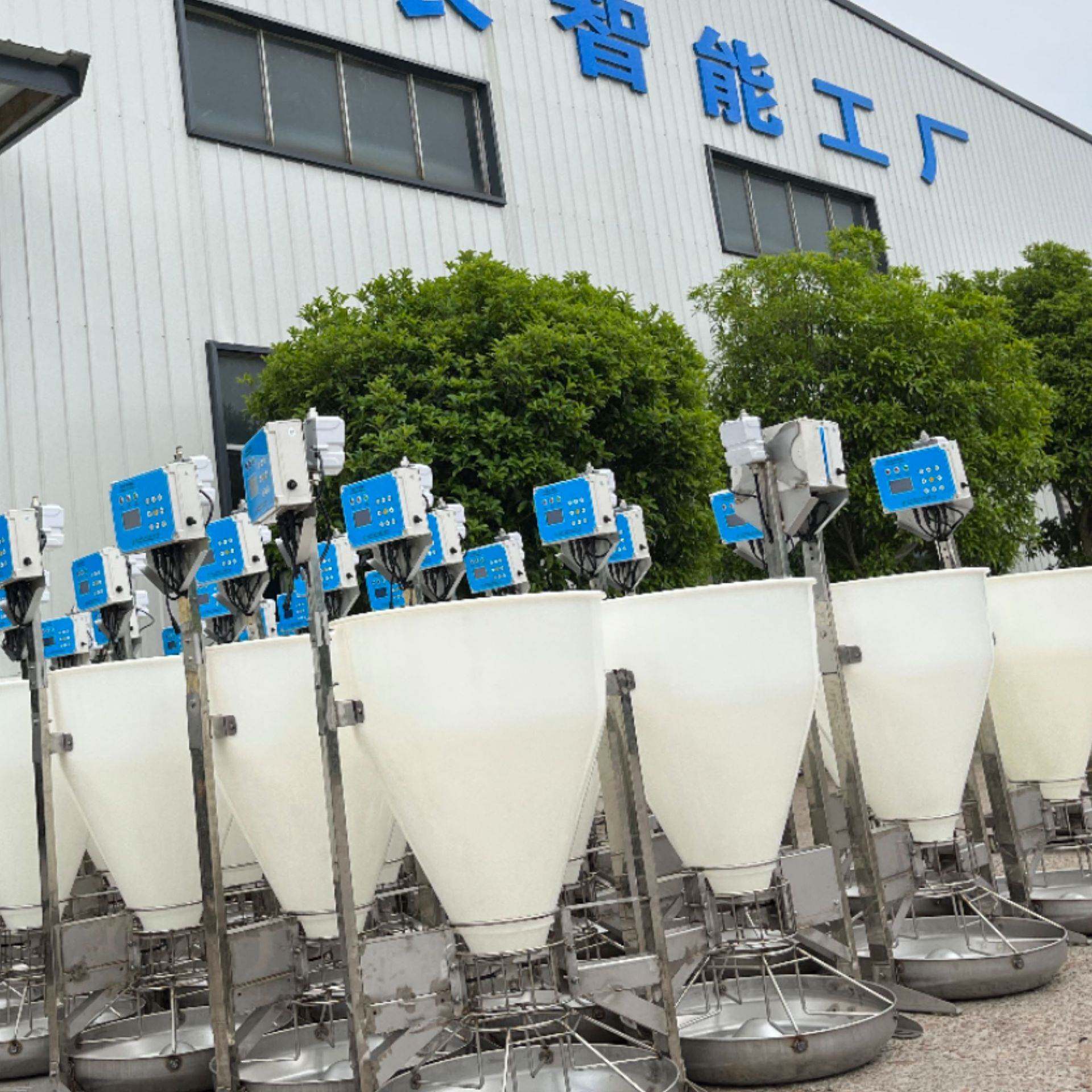 养殖户粥料机干湿料槽智能精准饲喂器粥料器不锈钢搅拌机猪食槽