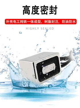 朗硕方形电磁铁大吸力大功率吸盘紫铜耐高温LS-P50/25/25吸力30KG