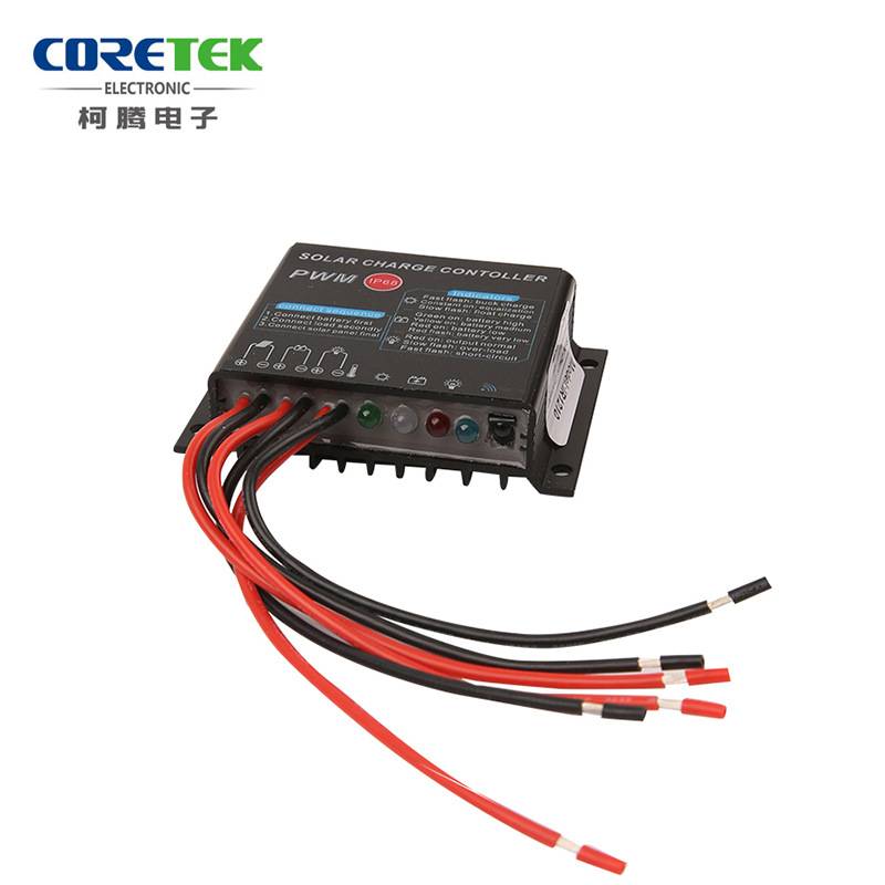 太阳能控制器厂家路灯监控控制器 12V/24V 20A遥控可调跨镜电商