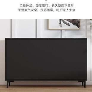 餐边吧287台一体靠墙客厅水茶奢柜柜客厅酒柜茶水柜储 岩板轻法式