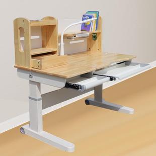 儿童木学习课桌用学生家办公可手摇升降桌卧室客871实厅桌子写字