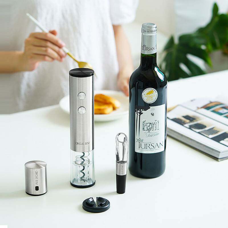 圆乐（circle joy）电动红酒开瓶器 家用全自动开红酒器启瓶器醒