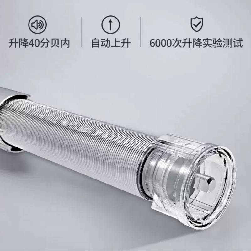 办公室伸缩弹簧卷帘 阳台防水升降弹簧遮阳帘户外全遮光窗帘成品