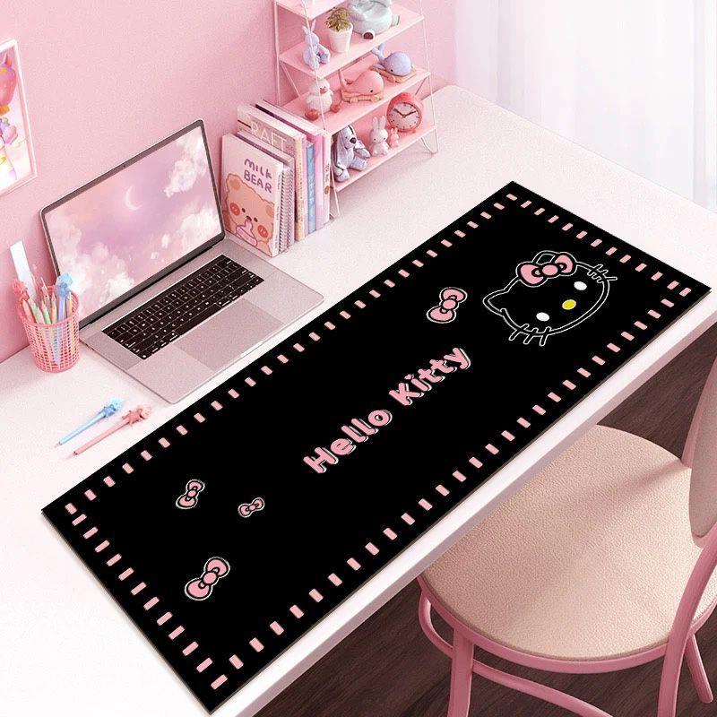 超大可爱HelloKitty凯蒂猫鼠标垫软硅藻泥吸水防滑耐脏办公桌垫