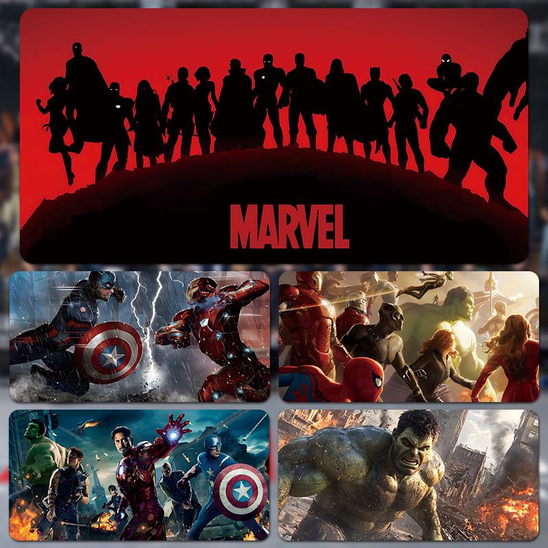 漫威系列鼠标垫超大号加厚防滑键盘垫男生办公游戏笔记本桌垫宿舍