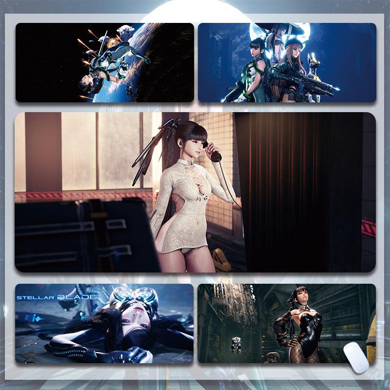 剑星滑鼠垫超大号电脑键盘垫桌面垫办公电竞游戏专用加厚跨境定制