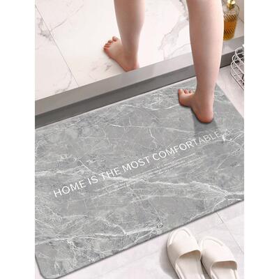 硅藻泥吸水地垫浴室卫生间门口进门入户防滑脚垫子洗手间厕所地毯