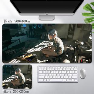 尘白禁区鼠标垫辰星超大安卡西雅滑鼠键盘芬妮桌垫里芙周边芙提雅