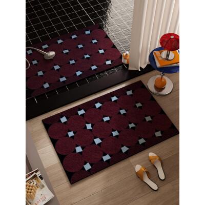 包豪斯浴室防滑地板垫高档浴室速干脚垫硅藻泥厕所门特殊吸收垫