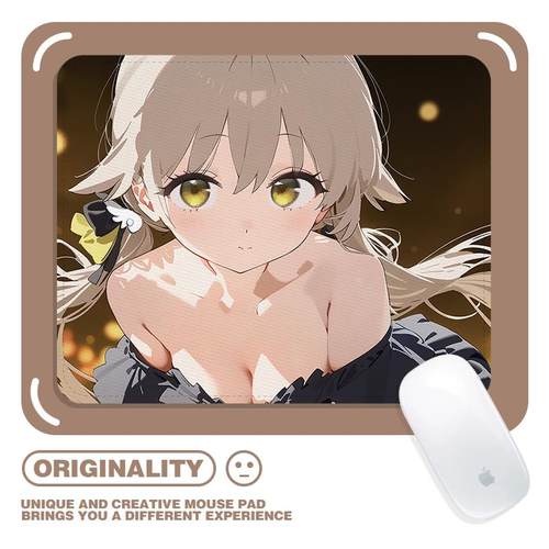 蔚蓝档案优雅礼服日富美滑鼠垫二次元宿舍学习加厚可携式锁边可水