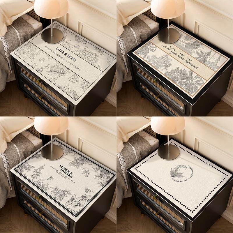 德国FZY矽藻泥床头柜垫轻奢高级感盖布防水桌面保护垫洗衣机通用