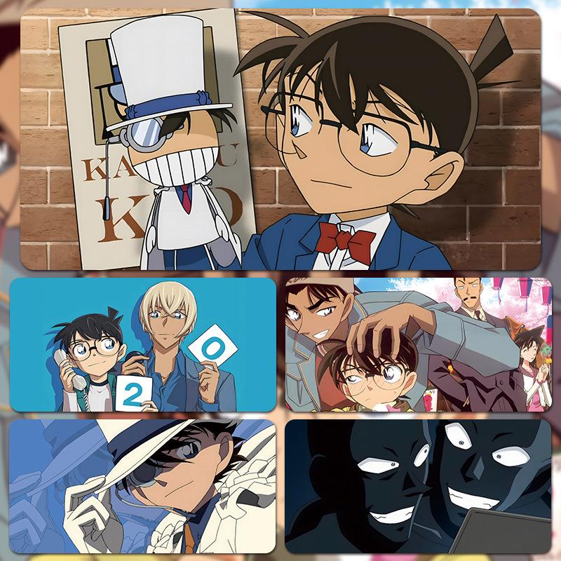 名侦探柯南鼠标垫键盘垫学生办公桌垫游戏高颜值动漫卡通定制大号