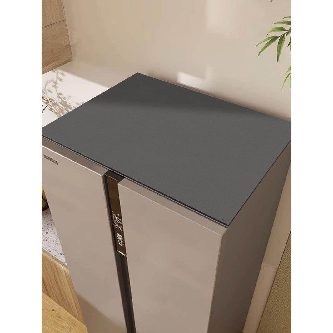 冰箱防尘盖布硅藻泥双开门冰柜通用洗衣机微波炉防尘盖布吸水防滑