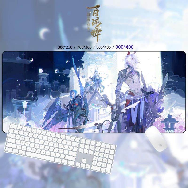 阴阳师百闻牌鼠标垫帝释天白狼藤姬面灵气寻香行千姬海忍琉璃桌垫