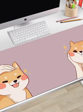 游戏电竞卡通可爱鼠标垫子超大号电脑桌垫加厚办公定制家用EAG4