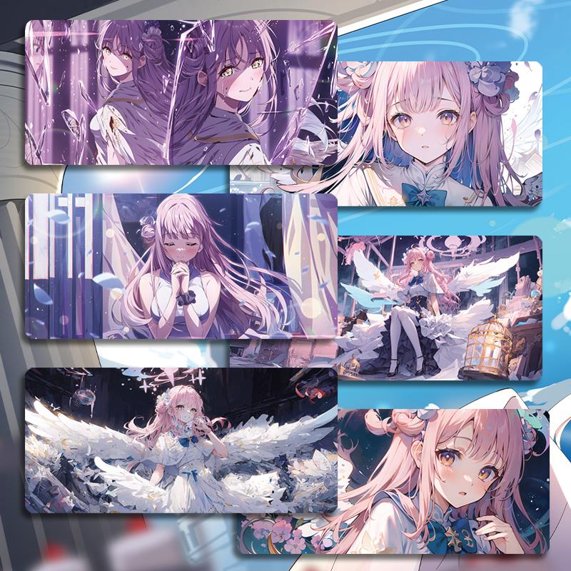 圣园未花鼠标垫超大号蔚蓝档案电脑桌垫电竞游戏动漫周边碧蓝档案