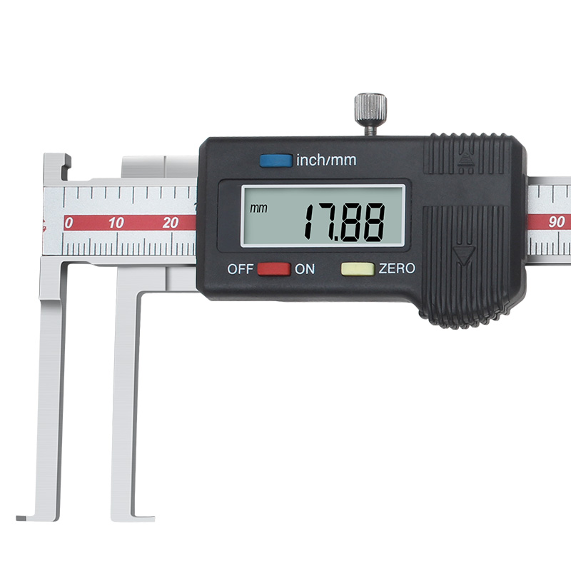 三量量具 刀头内沟槽数显卡尺外沟槽游标B数显卡尺0-150-200-300m