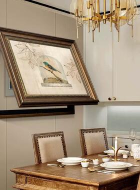 美式挡液压拉电表箱遮饰画弱电al202304箱电源箱推挂画配电箱电闸