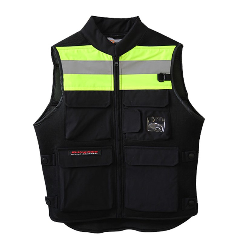 摩托车骑行马甲反光马夹摩旅车队服机车背K心骑者联盟安全反光热