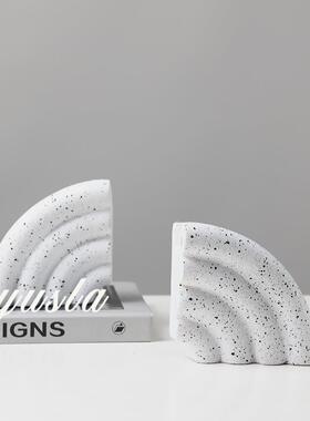 简约书档书立靠样板房间客厅书茶几书房柜电视柜儿TVG童软装饰品