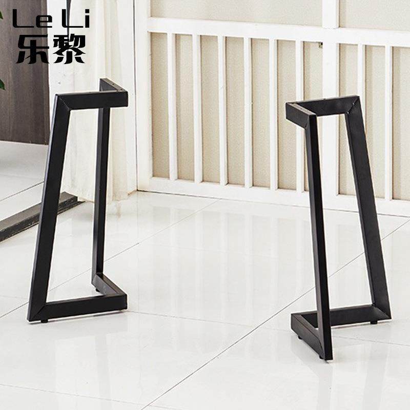 餐饮店桌子脚餐桌腿奶茶店简约小型家洽谈玻实用木户璃书LL556桌