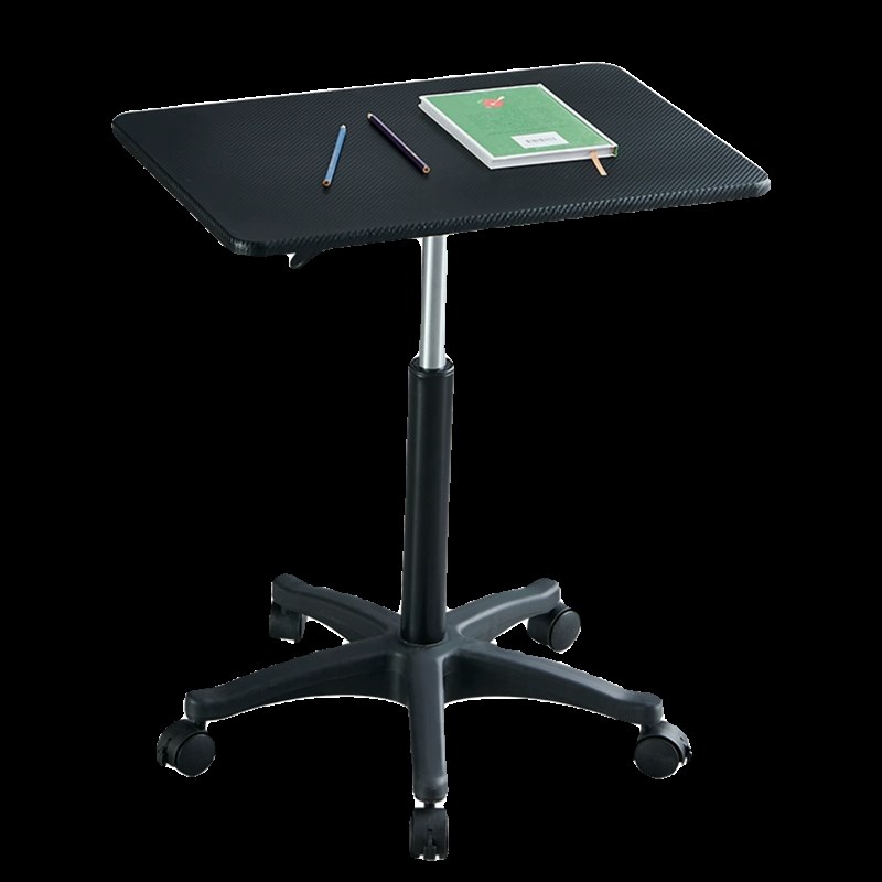 升降电脑桌家用带轮可移r动床边桌子休闲接待桌简约阳台小圆桌餐