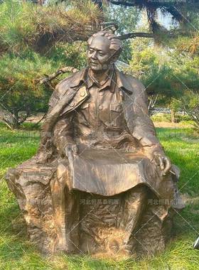 挥爷手2米毛主席铜像定制铸伟人铜雕室塑办公毛爷身铜半像001摆件