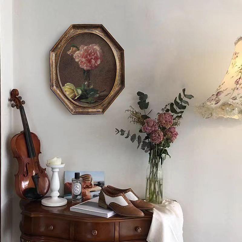 复小众艺古HY-417术美卧室装饰欧式客厅餐厅法式挂画式轻奢背景画