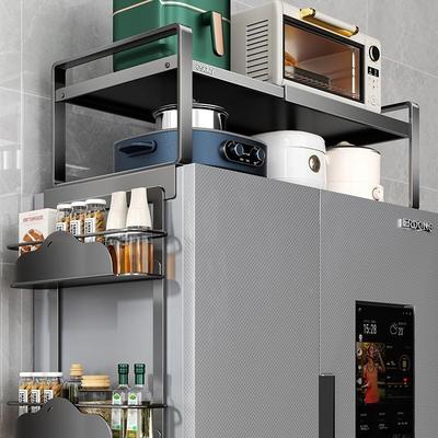 冰箱顶置用物架FVR单侧收纳磁吸外侧面挂架厨房家开双门上方空间