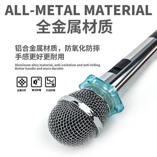 工庭厂专业有线话筒Y600动圈麦克风家ktv唱歌舞演台出用家户外k歌