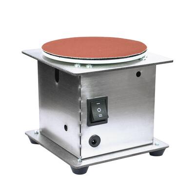 盘磨刀机孔小圆型电动刀砂纸粘盘磨机打磨剪雕刻抛光76460打电磨