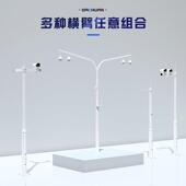 监控立杆通道路摄厂像头八角杆交防腐蚀小八角杆区公园工控监信号