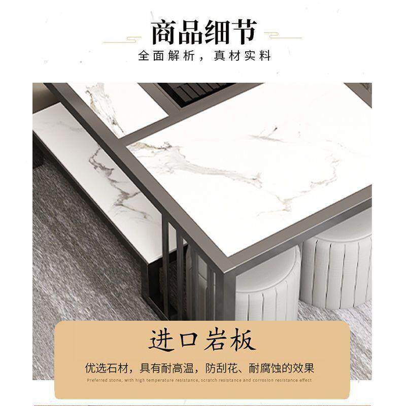 岩功夫几简约现泡茶桌椅茶具代办公室ALT套装家用一体茶台茶茶板