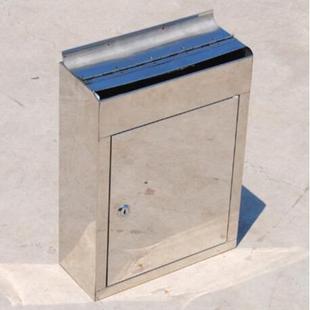 LH-99挂式信报箱不锈钢收件箱面挂式l号信件箱可印ogo大镜建议箱