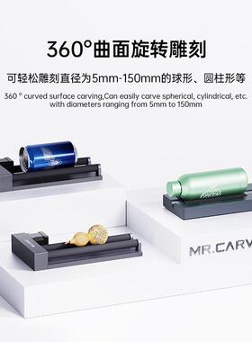 激光雕刻机A7MiMni/A6TPr4o/1/M4/S专用旋转RT5旋转轴R5/RT4定制