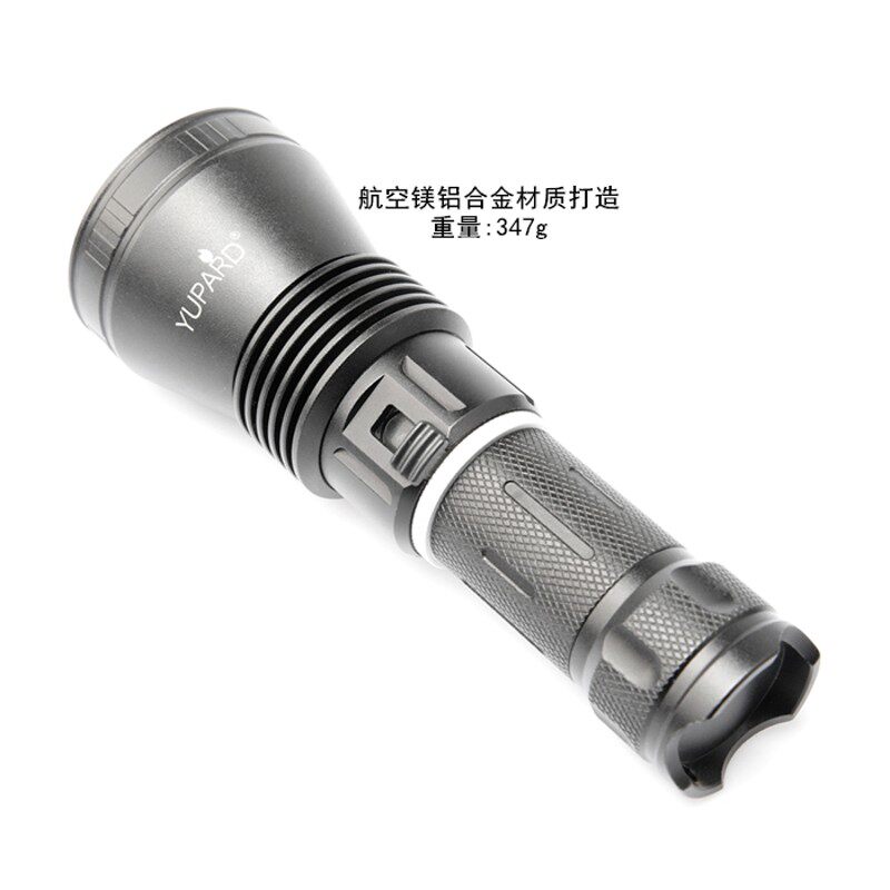 P200潜水手电筒26650水下白黄光专业抓鱼超亮P70强光P90防水赶海