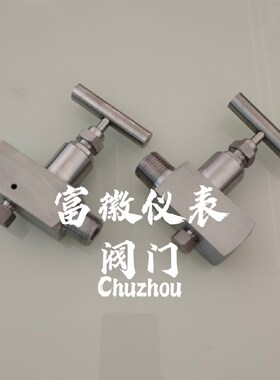 J13W-320P内外螺纹截止阀带排气1/2NPT内外丝高压针型阀带排污
