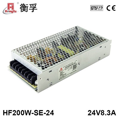 HF200W-SE-24衡孚220VAC转直流DC24V8.3A单路输出小体积开关电源